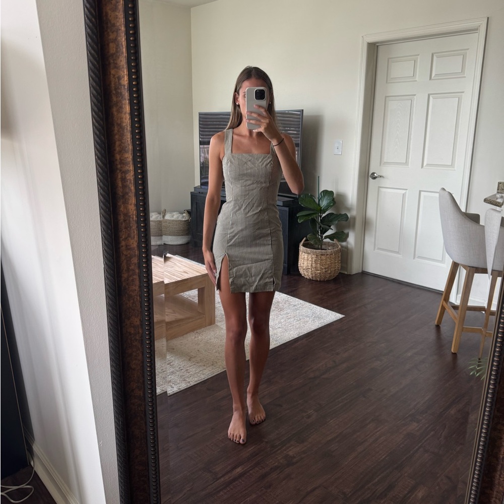 Striped Sleeveless Dress